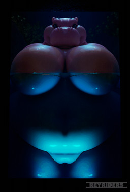 against_surface anthro belly big_belly big_breasts breasts female fupa genitals huge_belly huge_breasts navel nipples nude obese on_glass overweight overweight_anthro overweight_female solo underwater vulva water reyriders hippopotamid mammal 2026 3d_(artwork) 3d_animation animated digital_media_(artwork) loop