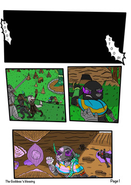 anthro blood bodily_fluids curse cursed dagger death fantasy fight forest male melee_weapon muscular plant rogue solo tree tribal weapon garrus368 arboj_(garrus368) comic hi_res