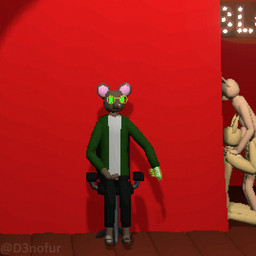 ;3 anthro anthro_penetrated balls big_ears breasts clothed clothed_anthro clothed_female clothed_male clothing dialogue duo explosion eyewear fellatio female female_penetrated fingerless_gloves fully_clothed fully_clothed_anthro fully_clothed_female fully_clothed_male genitals glasses gloves group handwear humanoid_genitalia humanoid_penis humor kneeling male male/female male_penetrating male_penetrating_female nude nude_anthro nude_female nude_male oral oral_penetration overalls penetration penile penile_penetration penis penis_in_mouth pixelated sex sound_effects tail text trio wearing_glasses xd d3nofur sound_warning lir_(d3nofur) unnamed_character canid canine canis fennec_fox fox mammal murid murine rat rodent true_fox wolf 1:1 3d_(artwork) 3d_animation animated blender_(artwork) blender_eevee_(artwork) digital_media_(artwork) short_playtime sound subtitled video