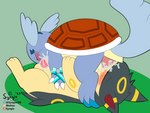 69_position bodily_fluids cum cum_in_mouth cum_inside duo genital_fluids male male/male oral sex syngie nintendo pokemon leroy_mirage synge generation_1_pokemon generation_2_pokemon pokemon_(species) quilava wartortle 4:3 hi_res