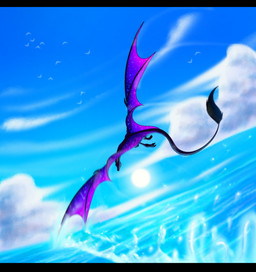 black_bars cloud day detailed_background feral flying group large_group membrane_(anatomy) membranous_wings outside sea sky solo_focus spread_wings spreading sun sunny tail tail_fluff water wings plaguedogs123 european_mythology mythology dragon mythological_creature mythological_scalie scalie western_dragon wyvern 2020 digital_media_(artwork) hi_res