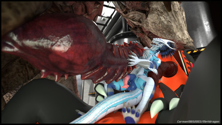 animal_genitalia animal_penis anthro balls bodily_fluids cum drooling equine_genitalia equine_penis feathers feral flaccid genital_fluids genitals group harvest knot knotted_penis knotting leak leaky macro male male/male messy micro musk paws penis saliva scent seed size_difference size_play trio carman19652003 dragonbooster capcom monster_hunter monsterhunter mythology saybin_iacere aerusan dragon flying_wyvern mythological_creature mythological_scalie rath_wyvern rathalos scalie 16:9 hi_res widescreen