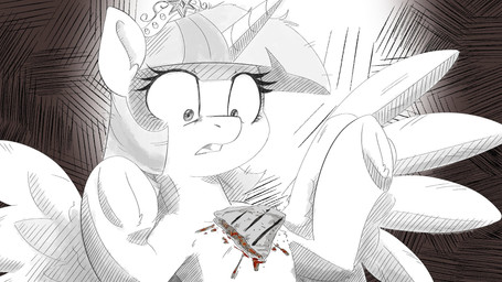 anthro crown dungeon female hair headgear horn long_hair parody princess royalty solo spread_wings surprised unicorn_horn wings derpydooreviews friendship_is_magic hasbro my_little_pony mythology slay_the_princess twilight_sparkle_(mlp) equid equine mammal mythological_creature mythological_equine unicorn 16:9 hi_res widescreen