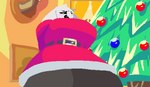 anthro aroused belt belt_buckle blush bouncing_breasts breasts breath buckle clothed clothing dancing female giggle holidays low-angle_view solo thick_thighs wide_hips fattmana christmas deltarune undertale undertale_(series) toriel bovid caprine goat mammal animated hi_res short_playtime