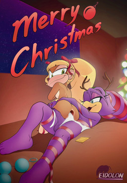 anal_beads anthro anus balls beak blonde_hair blue_eyes bodily_fluids brown_body butt christmas_tree condom cum cum_in_ass cum_inside cum_on_self duo female gaping gaping_anus genital_fluids genitals green_eyes grin gynomorph hair holidays intersex intersex/female narrowed_eyes nude nude_female nude_gynomorph penis plant purple_body sex sex_toy sexual_barrier_device smile tree arts_eidolon christmas donkey_kong_(series) nintendo sega sonic_riders sonic_the_hedgehog_(series) dixie_kong wave_the_swallow ape avian bird haplorhine hirundinid mammal oscine passerine primate swallow_(bird) hi_res