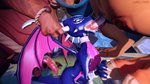 anthro assisted_rape big_penis blue_eyes bodily_fluids cum cum_in_mouth cum_inside cum_on_face female forced forced_oral genital_fluids genitals group horn horn_grab leaking_cum male male/female oral oral_penetration penetration penis rape sex tail wings ardi_pink activision mythology spyro_reignited_trilogy spyro_the_dragon the_legend_of_spyro cynder lucas_(spyro) magnus_(spyro) rescued_dragons_(spyro) dragon mythological_creature mythological_scalie scalie 16:9 hi_res widescreen