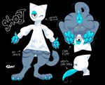 all_fours animal_genitalia anthro anus balls big_anus big_balls black_background blue_anus blue_claws blue_pawpads blue_tongue bodily_fluids bottomless butt claws clothed clothing digitigrade directional_arrow front_view genitals grey_stripes long_tongue male male_anthro pawpads paws presenting presenting_anus presenting_hindquarters rear_view saliva sheath side_view simple_background solo standing stripes sweater text tongue topwear turtleneck white_clothing white_sweater white_topwear fizzthetiger felid feline mammal 2025 english_text full-length_portrait headshot_portrait hi_res model_sheet portrait