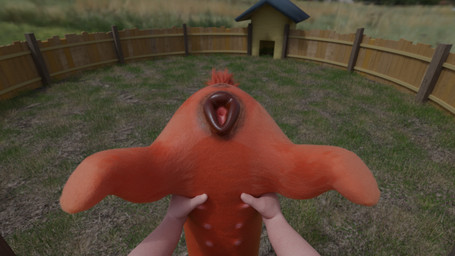 ambiguous_gender animal_genitalia animal_vulva anus brown_body brown_fur canine_genitalia canine_vulva duo female feral food fur genitals grass holding_another nipples plant tail tail_tuft teats tuft vulva doublestuffed adventure_time cartoon_network hot_dog_princess canid canine food_creature human mammal 16:9 3d_(artwork) blender_(artwork) digital_media_(artwork) hi_res widescreen