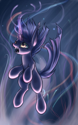 fangs female feral fur glowing hair horn long_hair magic multicolored_hair open_mouth pupils purple_body purple_fur purple_hair slit_pupils solo teeth two_tone_hair yellow_eyes bluestreakfus friendship_is_magic hasbro my_little_pony mythology twilight_sparkle_(mlp) equid equine mammal mythological_creature mythological_equine unicorn vampire absurd_res hi_res