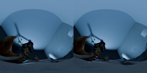 accessory bodily_fluids brown_body brown_fur cum cum_in_mouth cum_inside duo ejaculation female first_person_view flower flower_in_hair fur genital_fluids hair hair_accessory handjob looking_at_viewer male male/female nipples nude open_mouth penile plant sex smile virtual_reality bahamut0 league_of_legends riot_games tencent lillia_(lol) deer deer_taur human humanoid mammal mammal_taur taur 2:1 3d_(artwork) 3d_animation absurd_res animated blender_(artwork) digital_media_(artwork) hi_res no_sound short_playtime stereogram webm