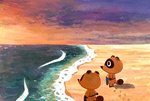 anthro apron beach brown_body brown_fur chibi clothing duo fur identical_twins outside seaside slightly_chubby water botensa animal_crossing nintendo timmy_nook tommy_nook canid canine mammal raccoon_dog tanuki 2020 brother_(lore) brothers_(lore) sibling_(lore) twins_(lore)