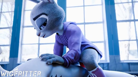 animal_ears anthro anthro_penetrated biped bottomless bottomless_female clothed clothed_sex clothing crouching_cowgirl duo eyebrows female female_on_top female_penetrated fur genitals grey_body grey_fur inside larger_male male male/female male_penetrating male_penetrating_female on_top penetration penile penile_penetration penis penis_in_vagina pupils purple_clothing sex size_difference smaller_female teeth vaginal vaginal_penetration window sound_warning wigfritter thebredfactory_(va) disney zootopia judy_hopps lagomorph leporid mammal rabbit 16:9 3d_(artwork) 3d_animation animated digital_media_(artwork) high_framerate short_playtime sound webm widescreen