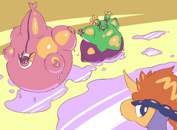 anthro belly belly_expansion big_belly big_tail black_body blue_body blue_eyes blush body_inflation expansion female feral green_body group hair horn huge_belly huge_tail huge_thighs hyper hyper_belly hyper_inflation hyper_tail hyper_thighs immobile inflation liquid_inflation lying male multicolored_body on_front pink_sclera purple_body purple_ears purple_eyes purple_sclera purple_tail red_hair smile spherical_inflation tail tail_expansion tan_body tan_horn thick_thighs thigh_expansion trio two_tone_body water water_inflation white_eyes yellow_horn bo-the-sno nintendo pokemon eeveelution generation_1_pokemon generation_5_pokemon keldeo legendary_pokemon maractus pokemon_(species) shiny_pokemon vaporeon 2017 cel_shading colored digital_media_(artwork) hi_res shaded