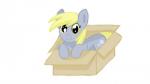 amber_eyes blonde_hair box container cutie_mark female feral fur grey_body grey_fur hair in_box in_container solo jbond friendship_is_magic hasbro if_it_fits_i_sits_(meme) my_little_pony derpy_hooves_(mlp) equid equine horse mammal pony 16:9 meme widescreen