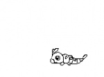 ambiguous_gender fight simple_background solo white_background unknown_artist nintendo pokemon caterpie generation_1_pokemon generation_2_pokemon pokemon_(species) steelix 2d_animation 4:3 animated black_and_white low_res monochrome short_playtime thumbnail