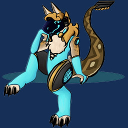 anthro clothing machine male posing_for_picture solo schocoa_(artist) applesnack_(applesnack) canid canine canis coyote hybrid mammal pit_viper protogen rattlesnake reptile scalie snake viper 1:1 alpha_channel