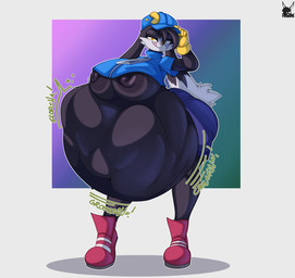 belly big_belly big_breasts breasts digestion gynomorph gynomorph/male huge_breasts intersex intersex/male long_ears male oral_vore vore wide_hips foxynoms bandai_namco klonoa_(series) klonoa domestic_cat felid feline felis mammal absurd_res hi_res busty_boy_(lore)