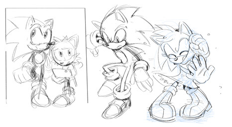 anthro biped boots clothed clothing dress eyes_closed female fist footwear frown fully_clothed fur gloves group handwear holding_object looking_down looking_up male narrow_hips plantigrade shoes standing thin_calves thin_legs thin_thighs trio walking wind ballad-of-gilgalad sega sonic_the_hedgehog_(series) amy_rose miles_prower sonic_the_hedgehog canid canine eulipotyphlan fox hedgehog mammal 2020 digital_media_(artwork) monochrome sketch