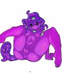 anus breasts butt chest_eye female genitals heart_eyes heart_symbol looking_at_viewer monster_girl_(genre) multi_eye nipples pseudo_hair purple_body purple_skin pussy simple_background sitting solo tentacle_arms tentacle_hair tentacle_limbs tentacles white_background captainmow monster_prom zoe_z'gord animal_humanoid cephalopod cephalopod_humanoid eldritch_abomination humanoid marine marine_humanoid mollusk mollusk_humanoid hi_res trans_(lore) trans_woman_(lore)