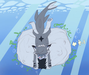 ambiguous_gender anthro belly big_belly digestion digestion_noises group male male_pred mass_vore multiple_prey prey_count shark_tail unwilling_prey vore accadurosoce aquatic fish shark digital_media_(artwork) hi_res