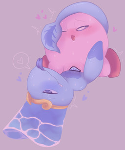 biped blue_body blue_eyes blue_penis blue_scales blush blush_lines blush_stickers bodily_fluids censor_bar censored_genitalia censored_penis censored_vulva clitoris cowgirl_position cum cum_from_vagina cum_in_vagina cum_inside drooling duo female female_penetrated feral flippers from_front_position front_view genital_fluids genitals grey_background heart_catchlight heart_symbol ineffective_censorship looking_pleasured lying male male/female male_feral male_penetrating male_penetrating_female on_back on_bottom on_top one_eye_closed penetration penile penile_penetration penis penis_in_vagina pink_body pink_vulva plump_labia red_body saliva scales sex simple_background speech_bubble sweat sweatdrop tail tail_hug three-quarter_view tongue tongue_out vaginal vaginal_penetration vulva water ariarik_o0 kirby_(series) nintendo kirby aquatic driblee waddling_head 2023 5:6 censored digital_drawing_(artwork) digital_media_(artwork) english_description hi_res
