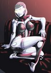 bedroom_eyes big_breasts breasts female furniture glistening glistening_body inside looking_at_viewer machine narrowed_eyes not_furry reclining seductive smile smirk sofa solo visor akiric bioware electronic_arts mass_effect edi_(mass_effect) humanoid robot robot_humanoid 2020 hi_res