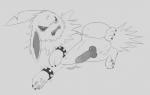 animal_genitalia animal_penis balls bracelet canine_genitalia canine_penis erection feral fur genitals jewelry knot male penis solo wounded vogold nintendo pokemon erebus_(giygaswar) fan_character canid canine eeveelution generation_1_pokemon jolteon mammal pokemon_(species) monochrome sketch