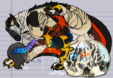 anthro anus ball_vore balls balls_expansion bent_legs bodily_fluids butt cock_vore cum cum_on_face double_penetration dripping duo expansion genital_expansion genital_fluids genitals handjob handjob_from_behind handjob_while_penetrated handjob_while_penetrating in_penis inside_balls internal intersex intersex/male intersex_penetrated leaking_precum male male_penetrating male_penetrating_intersex markings nipples penetrating_while_penetrated penetration penile penis precum precum_drip precum_everywhere precum_on_ground precum_on_own_penis precum_on_penis precum_string raised_leg raised_tail sex size_difference tail tail_genitals tail_markings tail_penis tail_penis_in_pussy tail_tuft tail_vulva tuft unusual_anatomy unusual_genitalia_placement unusual_penis_placement unusual_tail unusual_vulva_placement vaginal vaginal_penetration vore vulva x-ray_view yonnixart centignoll_(demon1forestrp) ignus_(ignus_vam) alien arthropod avian bird centipede gnoll hyena ignamevam mammal myriapod absurd_res hi_res