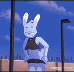 anthro balls big_penis blue_body bodily_fluids bottomwear bottomwear_down buckteeth choker clothed clothing crop_top cum cumshot day ejaculation erection exhibitionism femboy genital_fluids genitals hands-free humanoid_genitalia humanoid_penis jewelry male navel necklace orgasm outside pants pants_down partially_clothed penis penis_poking_out precum presenting presenting_penis public public_erection public_exposure public_nudity public_orgasm shirt shorts shorts_down solo spontaneous_ejaculation teeth throbbing throbbing_balls topwear undressing scratchdex sound_warning bunny_(scratchdex) lagomorph mammal 2d_animation animated frame_by_frame hi_res short_playtime sound webm