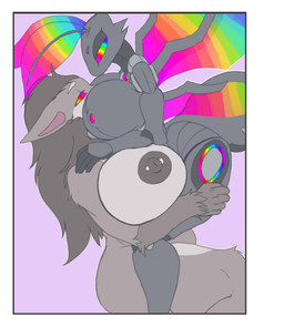 4_wings antennae_(anatomy) anthro arthropod_abdomen big_breasts border breasts curvy_figure duo female female/female glowing glowing_eyes hair holding_character huge_breasts hypnosis joints machine mind_control multi_wing nipples nude rainbow simple_background thick_thighs voluptuous white_border wings burquina blizzard_entertainment warcraft fernier liaua_(giik) android arthropod canid insect lepidopteran mammal moth robot werecanid werecreature worgen 2017 digital_media_(artwork) hi_res