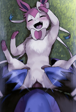 black_body blush bodily_fluids bow_(anatomy) clitoris duo faceless_character faceless_male feet female female_feral female_penetrated feral feral_penetrated first_person_view fur genital_fluids genitals grass interspecies lying male male/female male_penetrating male_penetrating_female male_pov on_grass on_ground pawpads paws penetration penile penile_penetration penis_in_vagina plant ribbons ribbons_(anatomy) sex shadow sweat sweaty_feet toes tongue vaginal vaginal_penetration vulva white_body white_fur burnable_garbage nintendo pokemon eeveelution generation_5_pokemon generation_6_pokemon hydreigon pokemon_(species) scalie sylveon absurd_res hi_res