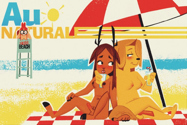 animal_genitalia anthro antlers arm_over_shoulder balls beach beach_blanket beach_umbrella beverage binoculars black_nose blonde_hair blush brown_body brown_fur brown_hair brown_nose canine_genitalia container cup dark_nipples drinking drinking_glass drinking_straw duo exhibitionism eyebrows feet floppy_ears fur genitals glass glass_container glass_cup group gynomorph hair hair_over_eye hand_on_knee hand_on_leg hooves horn intersex intersex/intersex knot knotted_penis leaning_on_another lemonade lifeguard_chair long_ears long_tail looking_at_another navel nipples parasol paws penis pink_nipples pointy_ears prick_ears pubes red_hair sand scut_tail sea short_tail shy simple_background smile smiling_at_another smiling_at_partner sun tail text textured thick_eyebrows toony trio vandalism voyeur water yellow_body yellow_fur vickydanne carrie_(ombwie) lila_(ombwie) val_(ombwie) bird_dog canid canine canis deer domestic_dog humanoid hunting_dog labrador mammal retriever rodent sciurid 3:2 hi_res