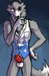 animal_crossing animal_genitalia bottomless canine canine_penis clothing fang_(animal_crossing) ligernekoka male mammal nintendo penis shirt solo vest video_games wolf yellow_eyes
Rating: Explicit
Score: 2
User: FoxyDude
Date: March 04, 2014
