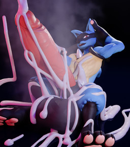 anthro balls big_balls big_penis bodily_fluids cum cum_on_balls cum_on_ground cum_on_penis ejaculation erection excessive_cum excessive_genital_fluids genital_fluids genitals hand_behind_head huge_balls huge_penis humanoid_genitalia humanoid_penis hyper hyper_genitalia hyper_penis looking_at_viewer male masturbation musk musky_balls musky_penis paws penis sitting smile solo mhc-perchub valorlynz_(modeler) nintendo pokemon generation_4_pokemon lucario pokemon_(species) 3d_(artwork) digital_media_(artwork) hi_res