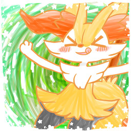 >_< ambiguous_anthro ambiguous_gender anthro arms_out biped blush blush_stickers border dipstick_tail eyes_closed front_view licking licking_lips markings object_in_tail open_mouth open_smile smile solo standing stick stick_in_tail tail tail_markings tongue tongue_out white_border annyui0611 nintendo pokemon braixen canid generation_6_pokemon mammal pokemon_(species) 1:1 2024 digital_drawing_(artwork) digital_media_(artwork) hi_res japanese_description portrait three-quarter_portrait translated_description