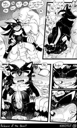 abdominal_bulge anal anal_penetration anthro balls belly_blush big_balls big_feet big_hands big_nose black_nose blush blush_lines blushy body_blush butt butt_blush chest_tuft claws dialogue duo ear_blush feet fluffy fluffy_chest furniture genitals grunting huge_balls larger_male male male/male moan muscular muscular_anthro muscular_arms muscular_male on_bottom on_top penetration penis quills_(anatomy) reverse_cowgirl_position sex sitting size_difference smaller_penetrated sofa speech_bubble text toe_claws tuft vein veiny_penis krazyelf sega sonic_the_hedgehog_(series) sonic_unleashed shadow_the_hedgehog sonic_the_hedgehog sonic_the_werehog eulipotyphlan hedgehog mammal werecreature wereeulipotyphlan werehog 3:5 absurd_res black_and_white comic english_text hi_res monochrome