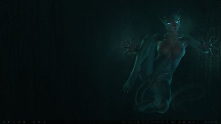 anthro balls black_body black_fur black_nose black_penis blue_eyes breasts cybernetic_arm cybernetic_leg cybernetic_limb cybernetics digitigrade foreskin fur genitals glowing glowing_eyes gynomorph intersex looking_at_viewer machine muscular muscular_anthro muscular_gynomorph muscular_intersex nipples nude penis solo hnz maya_(tau_maxim) cyborg felid feline leopard mammal pantherine 16:9 digital_media_(artwork) hi_res widescreen