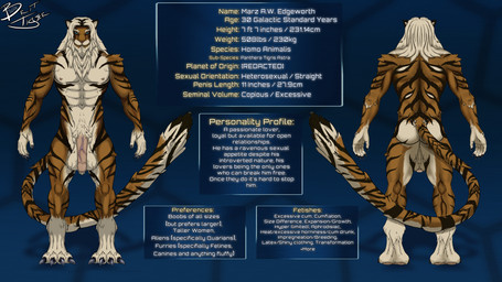 anthro balls big_balls big_penis genitals male muscular muscular_male penis solo standing stated_age stated_height stated_heterosexuality stated_penis_size stated_sexuality stated_species stated_weight text britannicustigris bioware electronic_arts mass_effect felid mammal pantherine tiger 16:9 english_text hi_res model_sheet widescreen