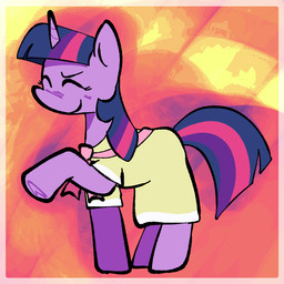 abstract_background clothing dancing dress eyes_closed female feral horn ribbons solo umamimare friendship_is_magic hasbro my_little_pony mythology twilight_sparkle_(mlp) equid equine mammal mythological_creature mythological_equine unicorn 1:1 hi_res