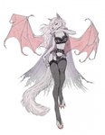 albino anthro areola bat_wings biped bra breasts cape claws clothed clothing digitigrade fangs female fishnet_clothing fishnet_legwear front_view garter_belt garter_straps genitals hair inner_ear_fluff legwear long_hair looking_at_viewer membrane_(anatomy) membranous_wings monotone_body monotone_hair nipples panties pussy simple_background skimpy solo spread_wings teeth toe_claws translucent translucent_bra translucent_clothing translucent_panties translucent_underwear tuft underwear white_background white_body white_hair wings frank-79 canid canine fox hybrid mammal mink mustelid musteline true_musteline vampire 2020 hi_res