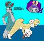 air_thrusting anthro bite biting_lip bodily_fluids cheating_husband crying cuckold female group infidelity male male/female null pelvic_thrust tears trio adultpartypunch bedfellows fatigue_(bedfellows) sammy_(bedfellows) sheen_(bedfellows) hi_res