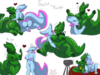 anthro anthrofied areola big_breasts big_butt biped bodily_fluids breasts butt camera clothing cunnilingus dildo duo eyes_closed female female/female fingering fluffy fluffy_tail fur genital_fluids genitals heart_symbol kissing masturbation neck_tuft nipples nude open_mouth oral panties recording sex sex_toy simple_background slightly_chubby slim smile spiral spiral_eyes strapon tail text thick_thighs tongue tuft underwear vaginal vaginal_fingering vaginal_fluids vaginal_masturbation vulva wide_hips smolreapy rain_world videocult rivulet_(rain_world) saint_(rain_world) slugcat 4:3 absurd_res colored digital_media_(artwork) english_text hi_res
