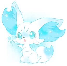 abstract_background alternate_color ambiguous_gender black_nose blue_background blue_body blue_eyes blue_fur blue_markings blush chibi digitigrade dipstick_tail dotted_background facial_tuft featureless_feet feet feral fluffy fluffy_tail fur inner_ear_fluff leg_fluff markings multicolored_body multicolored_fur open_mouth open_smile pattern_background quadruped simple_background sitting smile snowflake solo tail tail_markings tuft two_tone_body two_tone_fur white_background white_body white_fur michi_runi nintendo pokemon canid canine fennekin generation_6_pokemon mammal pokemon_(species) digital_media_(artwork)