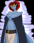 big_breasts breasts clothed clothing female topless topless_female topless_humanoid denizen1414 disney gargoyles demona_(gargoyles) gargoyle humanoid hi_res