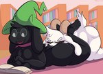 4_toes anal anthro ass_up barefoot butt duo eyewear feet glasses hindpaw horn library male male/male nude oral paws plantigrade rimming sex soles toes mazilion deltarune undertale undertale_(series) asriel_dreemurr_(god_form) ralsei bovid caprine goat mammal