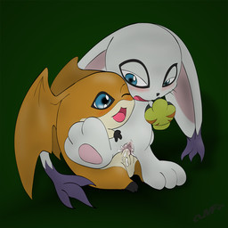 balls blue_eyes blush cat cum cum_in_pussy cum_inside digimon ear_tuft feline female fur gatomon long_tail male mammal miniferu orgasm patamon penis pussy sex straight tail_tuft tuft wings
Rating: Explicit
Score: 1
User: BushyTailHugger
Date: February 22, 2014