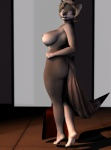 anthro big_breasts big_butt biped black_nose blonde_hair blue_eyes breasts butt detailed_background feet female fur grey_body grey_fur hair huge_butt looking_at_viewer mature_anthro mature_female nipples nude plantigrade shadow short_hair side_boob solo standing tail thick_thighs toes wide_hips vic34677 lykina_(character) canid canine canis mammal wolf 3d_(artwork) digital_media_(artwork)