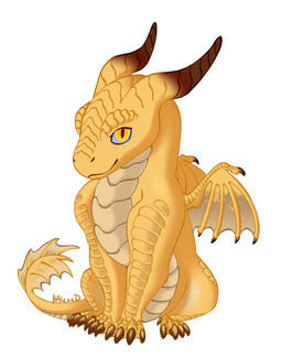 chibi feral horn male solo wings balexad mythology kerrovitarr dragon mythological_creature mythological_scalie scalie hi_res