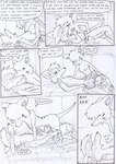 anthro black_and_white bottomwear breast_grab breasts canid canine chest_fur clothed clothed/nude clothing comic dasyuromorph dialogue duo english_text female fingering fur furniture genitals hair hand_on_breast hand_on_penis hand_on_pussy kitfox-crimson macropod male male/female mammal marsupial moan monochrome motion_lines multicolored_body multicolored_fur nipple_fetish nipple_play nipple_suck nipples novus_(kitfox-crimson) nude onomatopoeia open_mouth pants penis penis_grab recently_extinct_species romantic romantic_ambiance romantic_sex rumour_(kitfox-krimson) sex sketch sofa sound_effects speech_bubble stolen_generation sucking text thinking thought_bubble thylacine two_tone_body two_tone_fur undressing undressing_partner