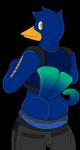 anthro beak blue_body bottomwear bottomwear_down butt clothed clothing hair looking_at_viewer looking_back male pants pants_down partially_clothed peak presenting presenting_hindquarters rear_view simple_background solo standing text transparent_background underwear underwear_down yellow_eyes conditional_dnp notkastar notska_(character) avian bird finch mammal oscine passerine 2019 alpha_channel digital_media_(artwork) english_text portrait three-quarter_portrait